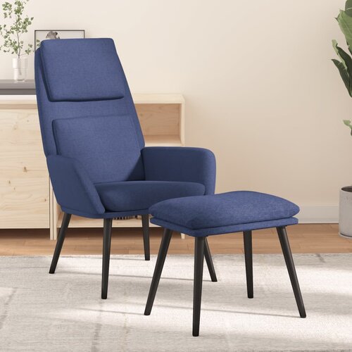  The Living Store Stol za spro&amp;scaron;čanje s stolčkom modro blago - Stol Za Spro&amp;scaron;čanje S Stolčkom, (21456564) Slike