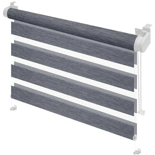 Gardinia Antracitno sive rolete 97x150 cm Zebra Silvalin &amp;ndash; Slike