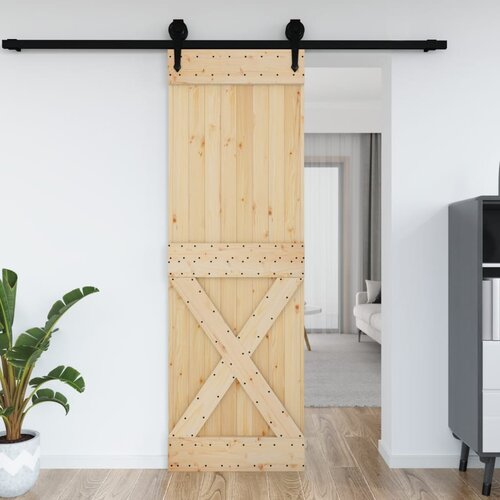 VidaXL Vrata NARVIK 70x120 cm trdna borovina Slike