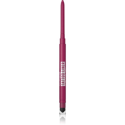 Maybelline Tattoo Liner Automatic Gel Pencil vodoodporna svinčnik za oči 0.73 g Odtenek 050 burgundy break Cene