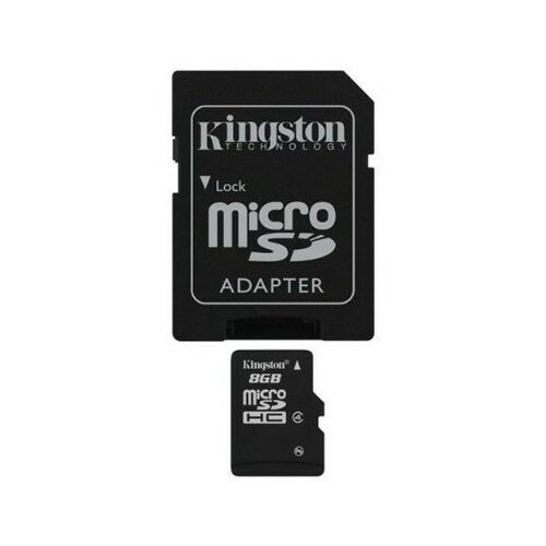 Kingston Micro SDHC 8GB Class 4 sa adapterom SDC4/8GB memorijska kartica Slike