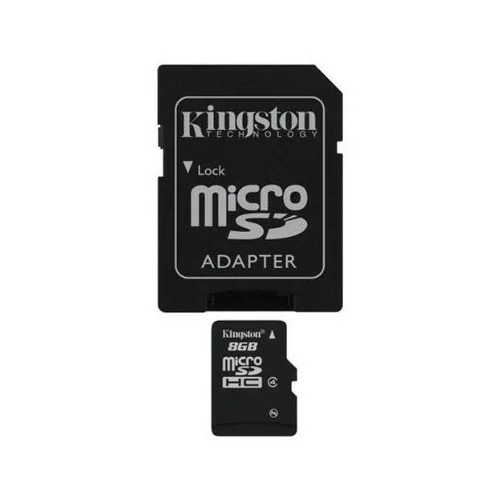 Kingston SPOMINSKA KARTICA 8 GB micro SD (2v1 MICRO-SDHC )