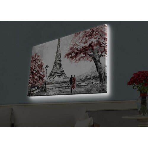 Wallity Slika sa LED osvetljenjem 4570HDACT-087, 45x70 cm Cene