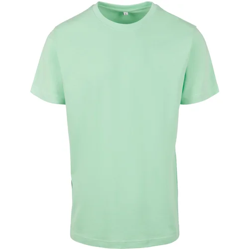 Build Your Brand Plus Size Neo mint round neckline T-shirt