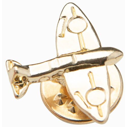 Ombre Men's lapel pin small plane – gold OU-ACPN Cene
