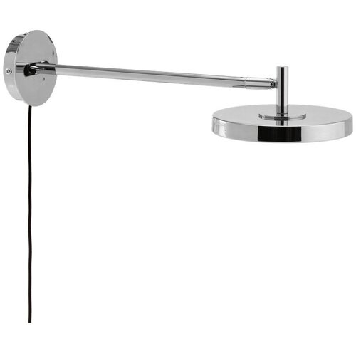 UMAGE LED zatemnitvena stenska svetilka z upogljivo konstrukcijo z vtikačem v sijajno srebrni barvi &amp;oslash; 15 cm Asteria Wall Long &amp;ndash; Slike