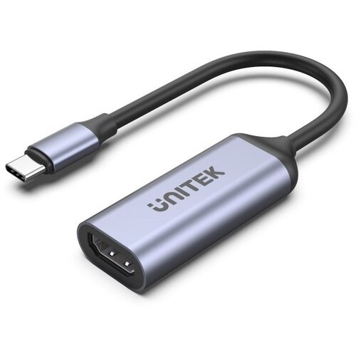 Unitek V1416B video cable adapter 0.15 m USB Type-C HDMI Grey Slike