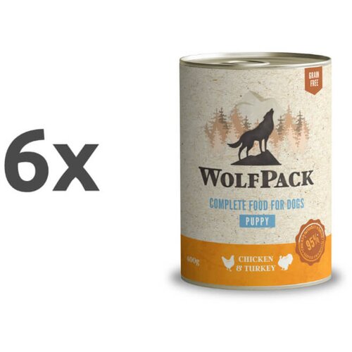 WolfPack puppy - pi&amp;scaron;čanec 6 x 400 g Slike