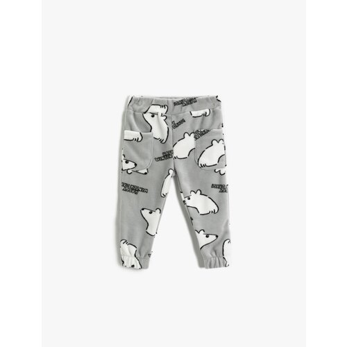 Koton Polar Jogger Sweatpants with Pocket Details, Elastic Waist. Slike