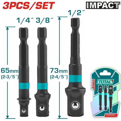 Total Set adaptera za šrafilicu na gedore 1/4", 3/8", 1/2" Cene