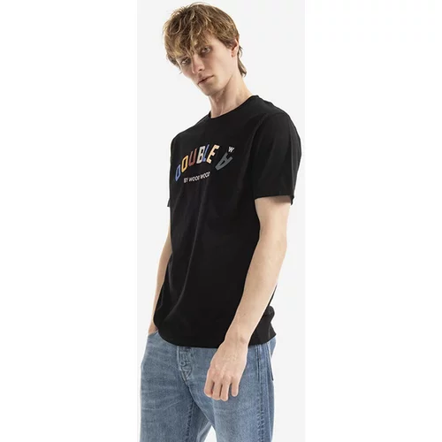 Wood Wood Pamučna majica Ace Arch T-shirt boja: crna, s tiskom, 10285702.2222-WHITE