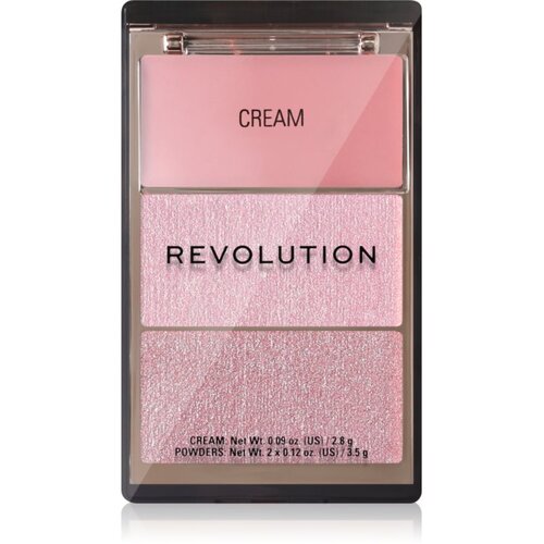 Revolution Highlight Icon Palette paleta osvetljevalcev odtenek Pink Posse 1 kos Slike