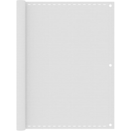 Balkonski zastor bijeli 120 x 600 cm HDPE Cijene