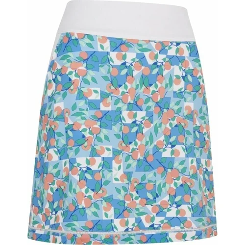 Callaway Women Cubist Oranges Printed Skort Brilliant White M