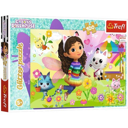 Trefl puzzle glitter Gabby's Dollhouse, 100 kom 14820 Cijene