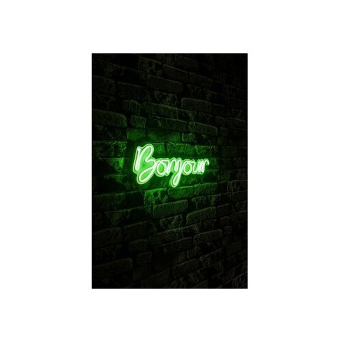 WALLXPERT Dekorativna plastična LED rasveta Bonjour Green Cene