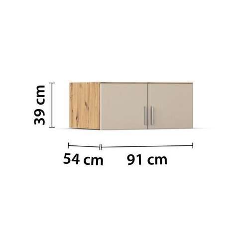 M&amp;ouml;max Nastavek Za Omaro Celle Matt, Barva &amp;Scaron;ampanjca, Ca. 91 Cm Slike