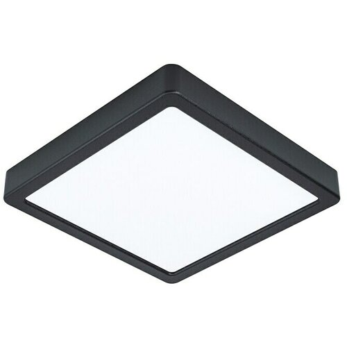 Eglo Fueva 5 LED stropna svjetiljka (16,5 W, D x Š x V: 21 x 21 x 2,8 cm, Crne boje, Neutralno bijelo) Cijene