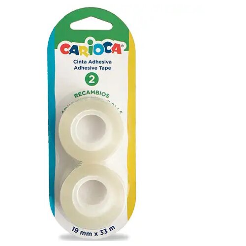 Carioca 2-delni komplet prozornih lepilnih trakov 1,9cmx33m - Cene