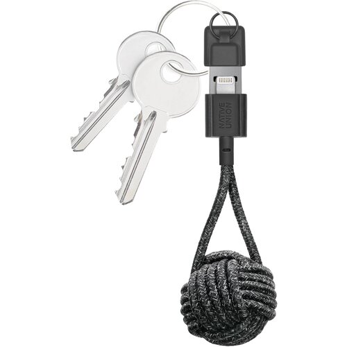 NATIVE UNION Key Cable USB-A to Lightning Black Slike