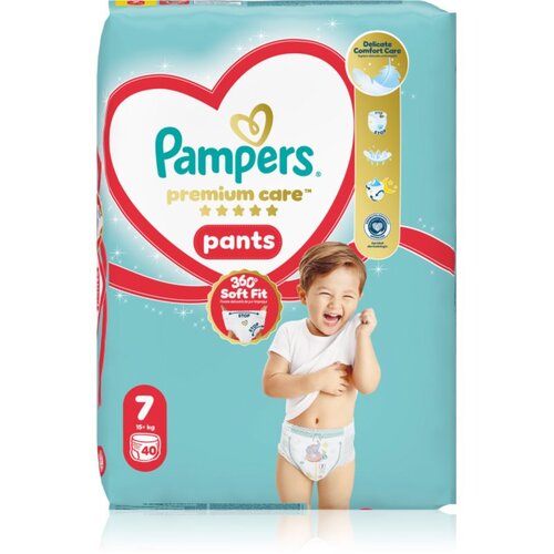 Pampers Premium Care Pants Size 7 jednokratne pelene-gaćice 15+ kg 40 kom Slike