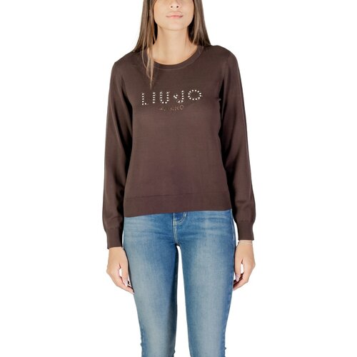 Liu Jo Puloverji ECS MAGLIA CHIUSA M/L TF5248 MS63L Kostanjeva Slike