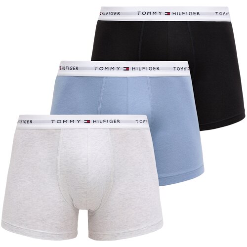 Tommy Hilfiger Underwear Boksarice svetlo modra / svetlo siva / črna Cene
