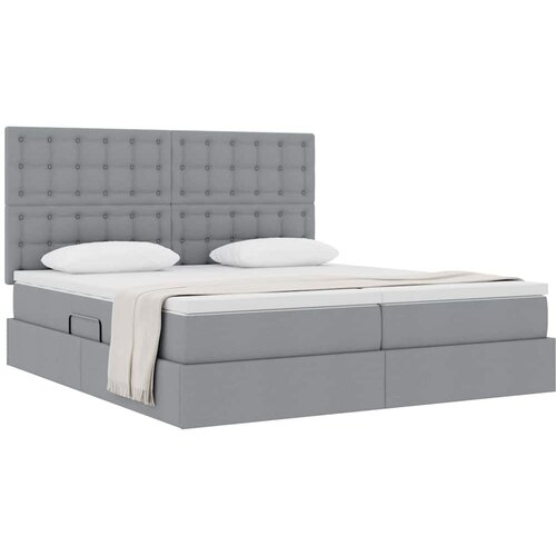  s od storage s pohranom Svjetlosiva 180 x 200 cm Tkanina Slike