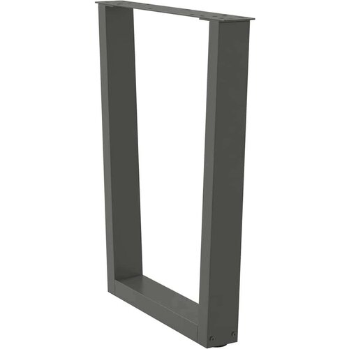 VidaXL Noge blagovaonskog stola V-oblika 2 kom antracit 70x(72-73,3)cm Slike