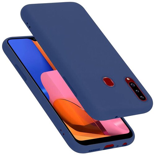 Cadorabo Case, združljiv s Samsungom v tekoči modro - za&amp;scaron;čitni pokrov, narejen iz fleksibilnega silikona TPU, (20583139) Slike