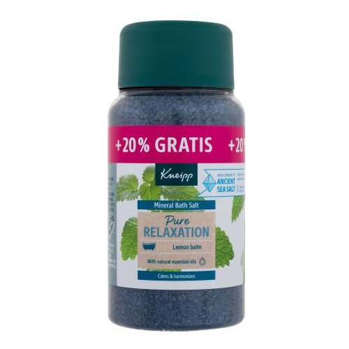 Kneipp Pure Relaxation Mineral Bath Salt kopalna sol 600 g unisex Slike