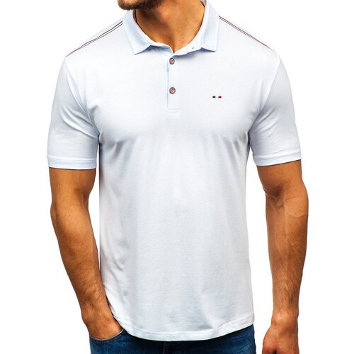 Kesi Men&amp;#039;s Modern Polo Shirt 6797 - White, Slike