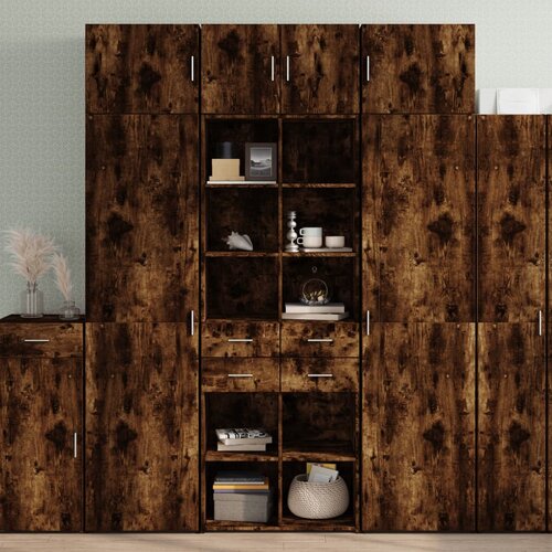 VidaXL Ormarić za pohranu boja hrasta 70x42,5x225 cm konstruirano drvo Slike