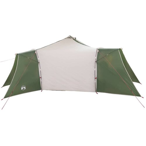 Tipi &amp;scaron;ator s krovom s pohranom Zelena 492 x 492 x 275 cm taft Slike