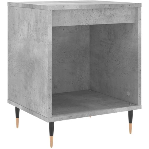  Noćni ormarići 2 kom boja betona 40x35x50 cm konstruirano drvo Slike