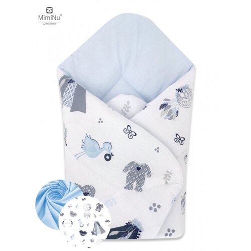 MimiNu jastuk dekica za novorođenče - BabyShower Blue Slike