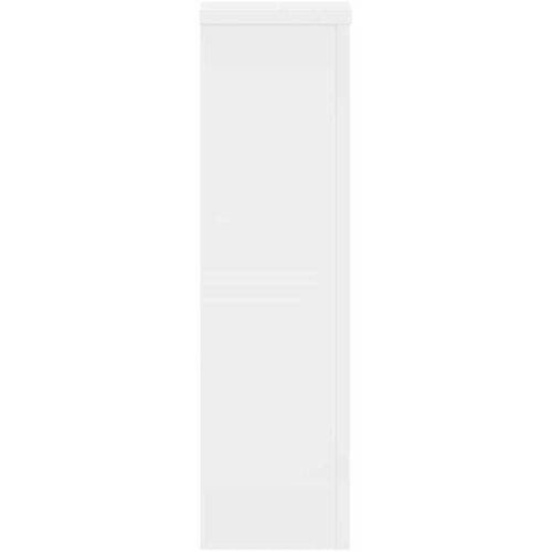  Stalci za biljke 2 kom bijeli 17 x 17 x 60 cm konstruirano drvo Slike
