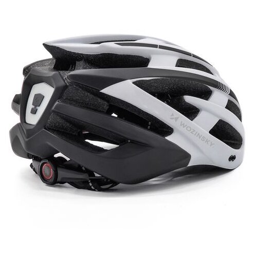 Wozinsky HT-28VCB MTB kaciga s stražnjim USB svjetlom M crno-bijela Cijene