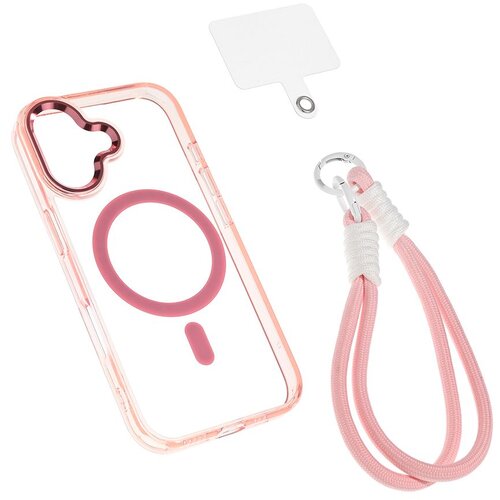  Maska za iPhone 17 6.3 Magsafe Loop, Roze Cene