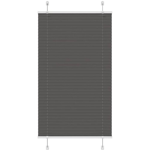 VidaXL Plisirana roleta crna 70x150 cm &amp;scaron;irina tkanine 69,4 cm Slike