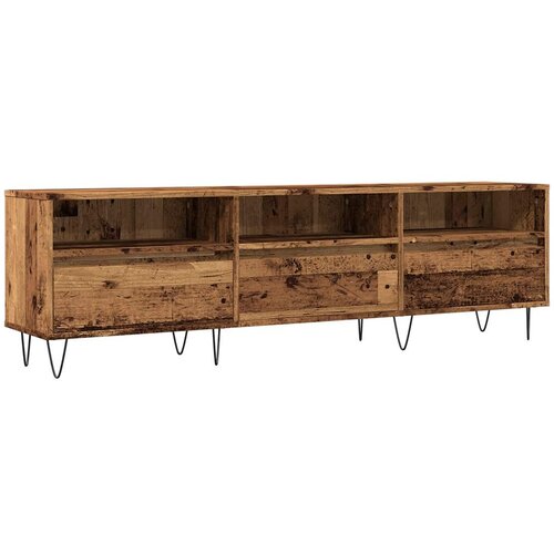 Maison Chic TV omarica - TV enota - Televizijska omarica starinski les 150x30x44,5 cm inženirski les, (21701439) Cene