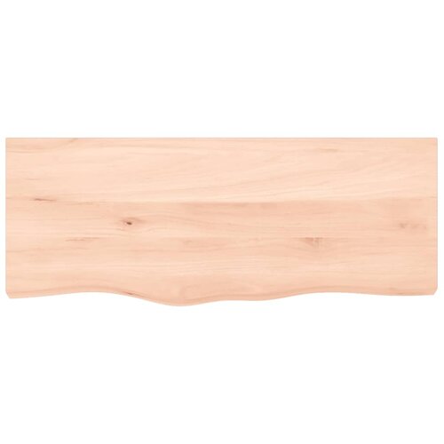  Zidna polica za umivaonik od čelika i masivne hrastovine Smeđa 100 x 40 x 2 cm Slike