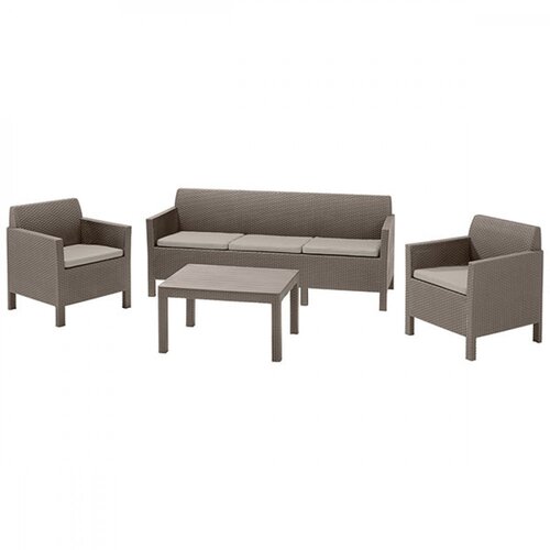Curver Baštenski set Elodie 3 seater - Kapućino Cene