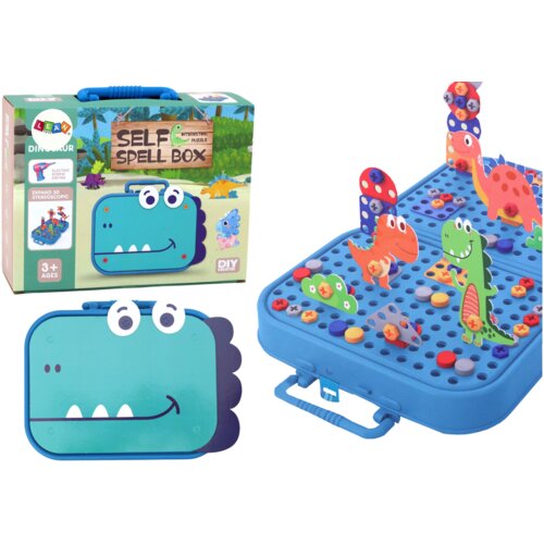  Set za igru Puzzle Blocks Dinosaurs 227 komada Cene