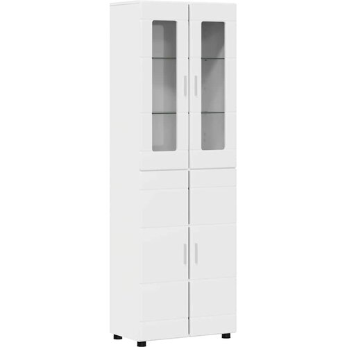  Set TV komoda FLORIN 3 kom. Visoki sjaj bijela Slike