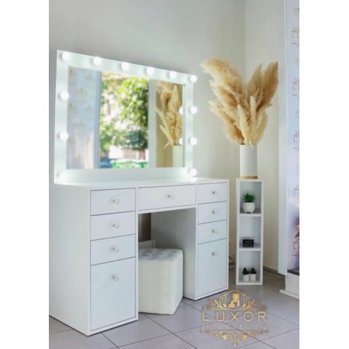 Luxor Furniture Sto za &amp;scaron;minkanje Lux 75N, Beli Slike