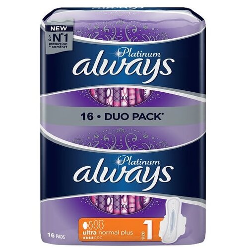 Always Vložki Ultra Platinum Normal- Duo pack, 16 kos Cene