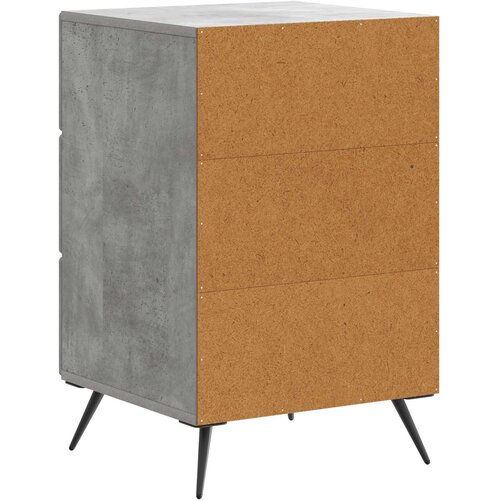  Noćni ormar Betonska siva 43 x 41 x 66,5 cm Konstruirano drvo Slike