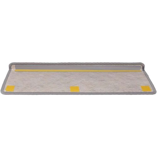 VidaXL Samoljepljivi otirači za stepenice 30 kom 65x21x4 cm srebrni Slike