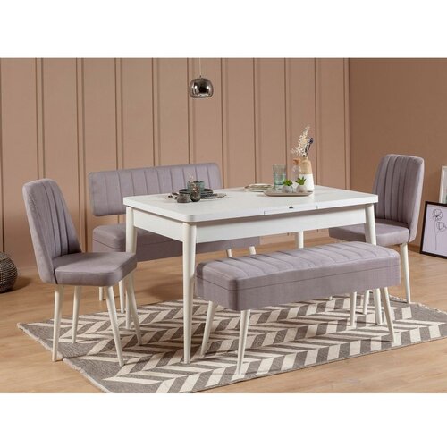  Trpezarijski set vina 0701 4 whitegrey Slike